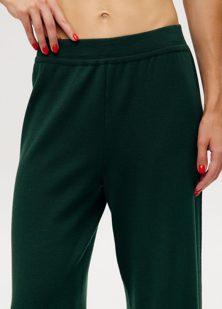 TROUSERS GREEN 100% merino wool 9110-Collections_Fall-Winter_2