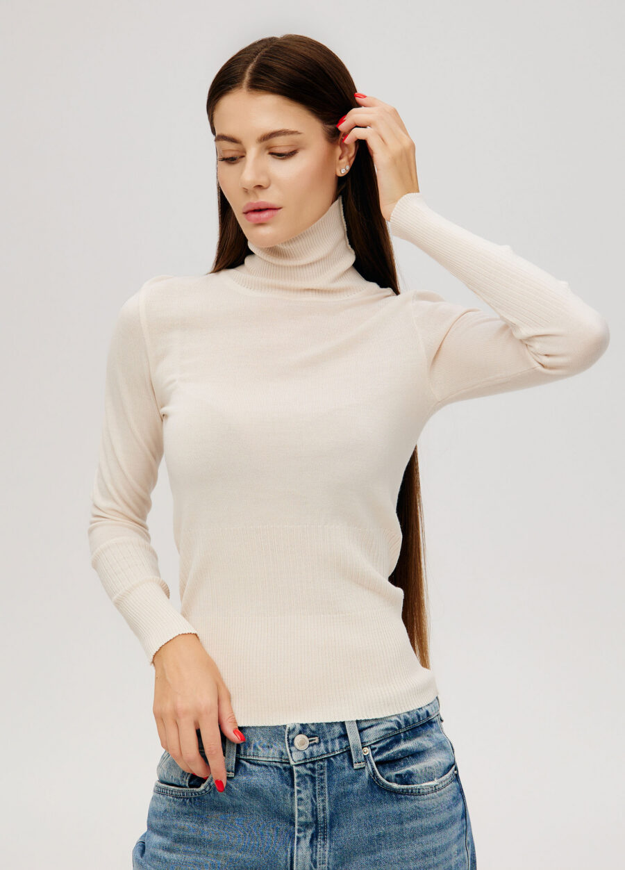 TURTLENECK CREAM women's sweater MIRRA-Collections_Essentials_3