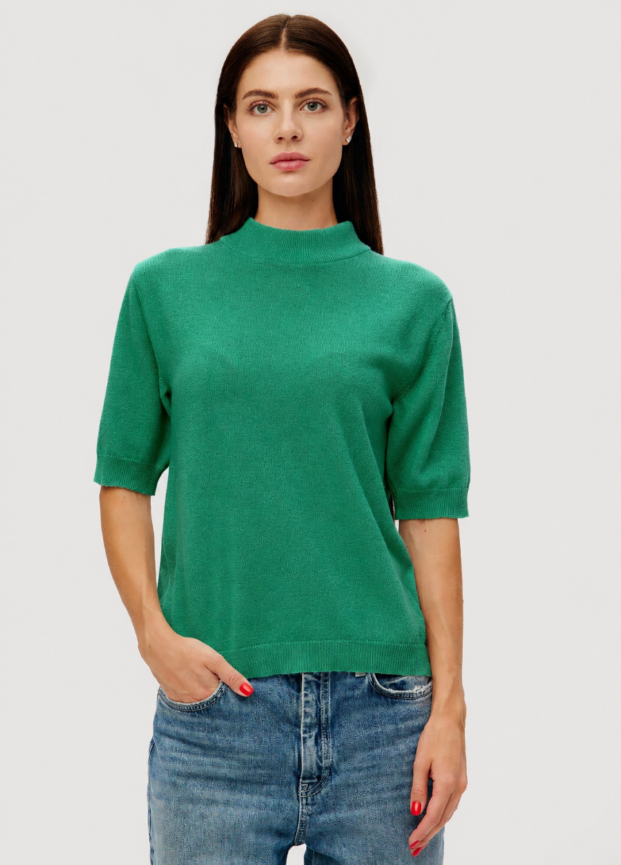 JUMPER GREEN merino wool and cashmere 5142-Collections_Fall-Winter_1