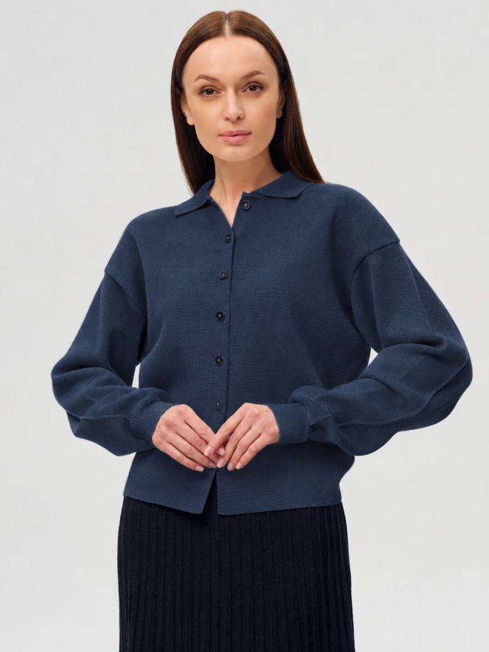 JACKET BLUE with buttons 6016